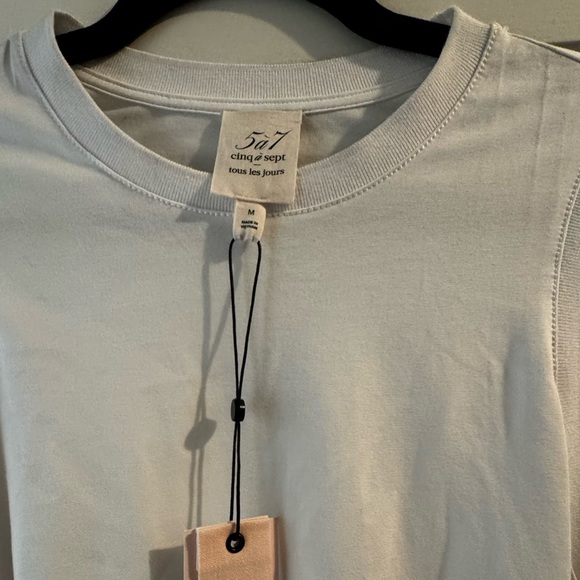 NEW Cinq a Sept Sleeveless Eyelet Stretch Cotton Wrap Dress in White - Picture 8 of 9